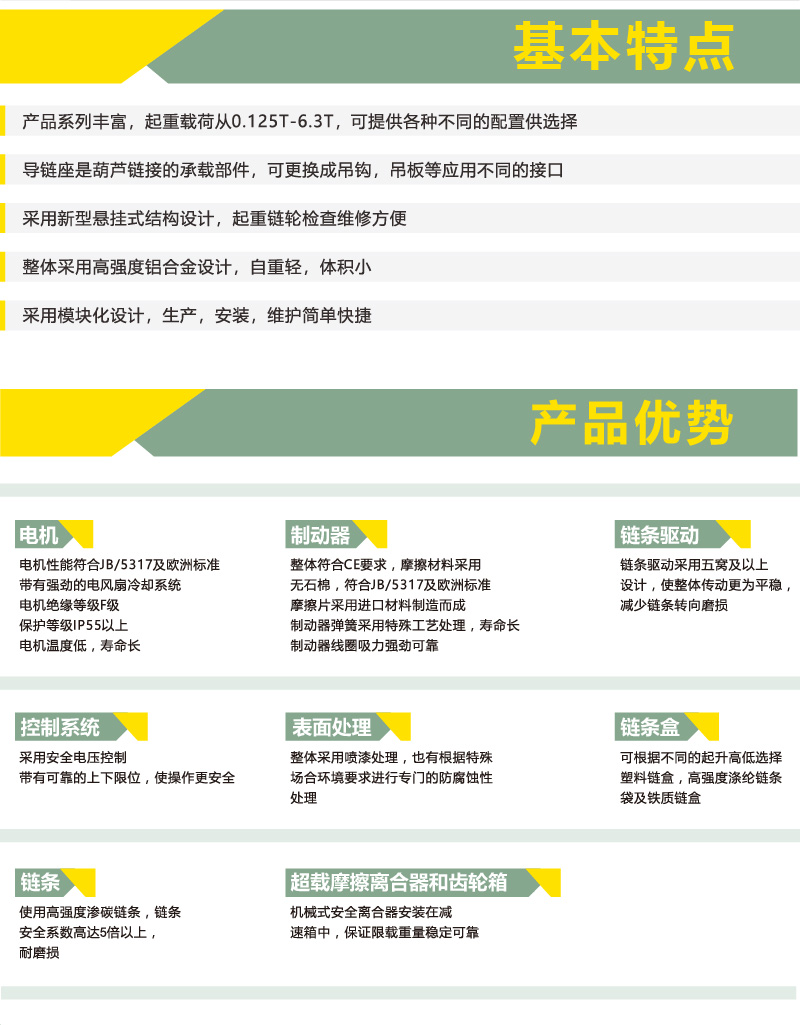十星C系列环链电动葫芦